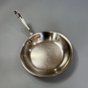 All-Clad 8" Stainless Steel Fry Saute Pan Skillet Cookware Frying